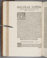 Liber secundus, "De revolutionibus orbium caelestium", door Nicolaus Copernicus